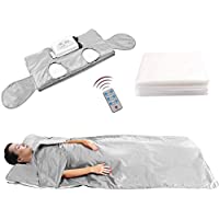 TOPQSC pérdida de peso manta de sauna de infrarrojo lejano Body Shaper Sauna Manta de adelga zamiento Máquina de terapia…